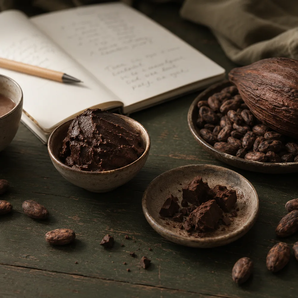 Cacao — the currency of warriors and priests.